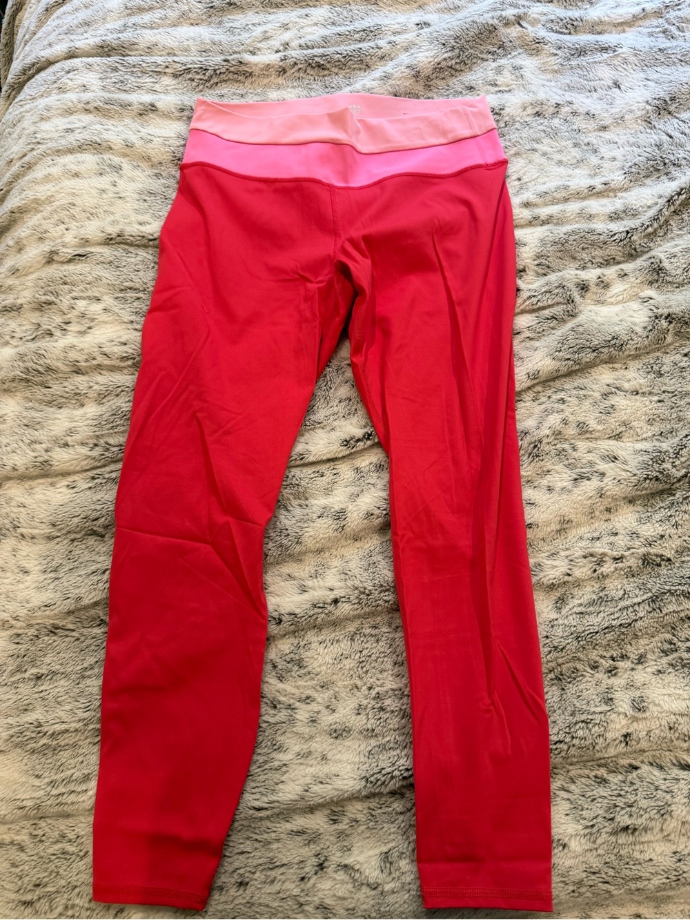 JoyLab Pink & Light Pink Colorblock Girls' Leggings